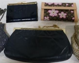 group of 5 purses wallets