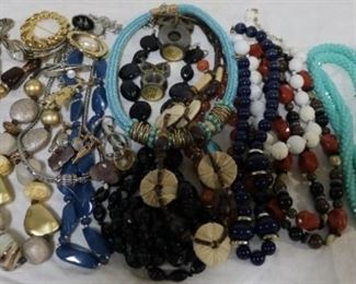 Group of costume jewelry