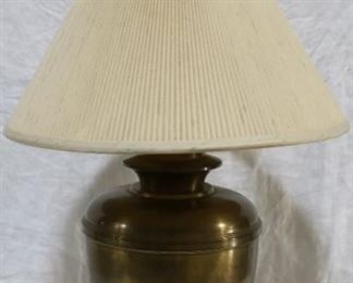 Brass lamp w/ shade