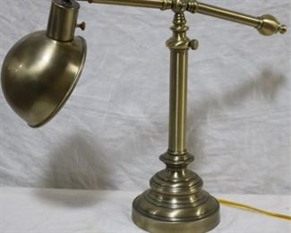 Brass desk lamp