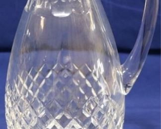 Baccarat crystal pitcher with coaster