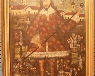 Print on Canvas- Village Man