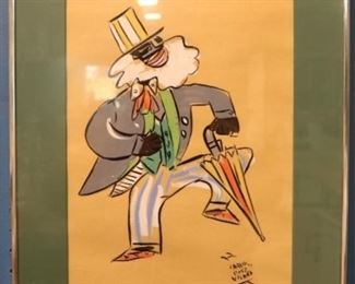 Carlos Paez Vilaro "Tuleque" original painting