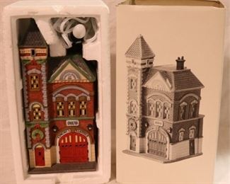 Dept 56 Red Brick Fire Station