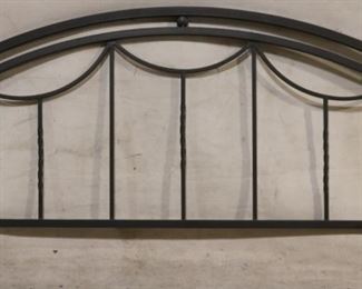 Queen size metal headboard