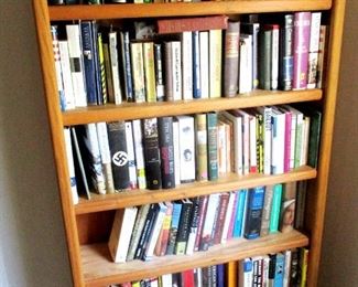 Book case and collection of historical & political subjects