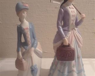 AVON ABLEE PRESIDENTS CLUB AWARD PORCELAIN FIGURINES 1976 AND 1978