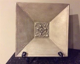 DECORATIVE DEEP 4 SIDED SQUARE BOWL 16X16 INCHES $45.00