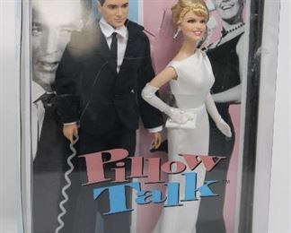 Pillow Talk Barbie with Rock Hudson and Doris Day figures. Mint condition, NIB. $60