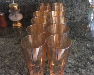 Vintage glasses 12 pc 45.