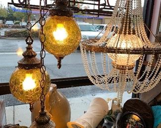 Hollywood Regency Hanging Lamps