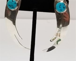 $125.00 Sleeping Beauty earrings 10 grams
