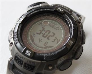 9.  $75 - Casio Pathfinder Watch - Excellent condition, runs, w/ manual
