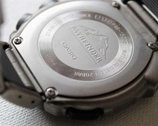 9.  $75 - Casio Pathfinder Watch - Excellent condition, runs, w/ manual