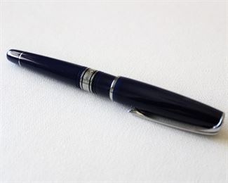 40. $40 - Waterman Ballpoint Pen, Blue / Silver - Excellent condition