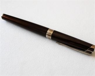 42. $40 - Waterman Ballpoint Pen, Brown / Silver - Excellent condition