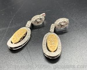 Diamond Drop Earrings