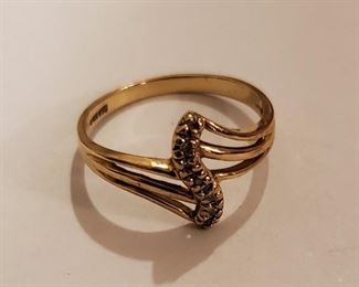 10 K gold ring size 7. $69.00