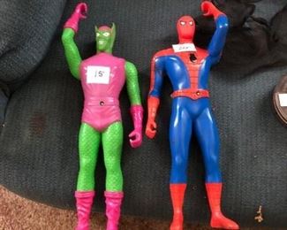 Action figures $10 each need batteries