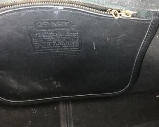 Lot 8: Authentic COACH leather briefcase-style bag; 14” wide, 10” tall; $100 (discounts not applicable)