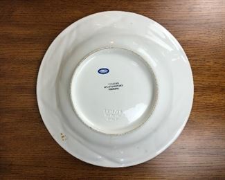 Lot 38: Pair of Mariposa Serving Bowl & Platter; Made in Italy; Platter: 19” x 15”, Bowl: 15” diameter; $25 for both