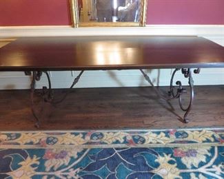 25% 0ff now $745 was $995.00 
 Cast Iron Base Dining Table
Antiques on Old Plank Road
H 31 in. x W 41.5 in. x L 96 in.
