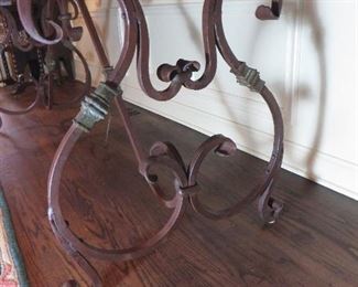 25% 0ff now $745 was $995.00                                          Cast Iron Base Dining Table
Antiques on Old Plank Road
H 31 in. x W 41.5 in. x L 96 in.