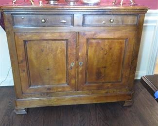 25% 0ff now $895 was $1195                                        French Louis Philippe Elmwood Buffet
Antiques on Old Plank Road
H 40 in. x W 48 in. x D 19 in.