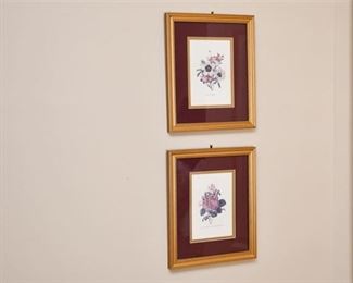 18. Pair of Decorative Botanical Prints