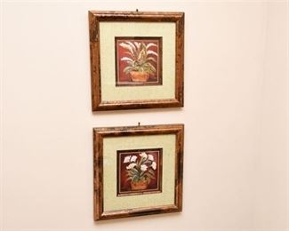 19. Pair of Decorative Botanical Prints