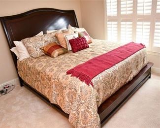 21. Mahogany Bed with Setting
