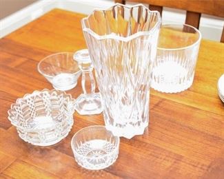 52. Group of App. 6 Glass Crystal Center Pieces