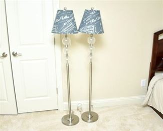 89. Two Floor Lamps