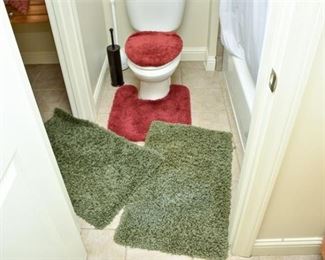 102. Three bathroom mats