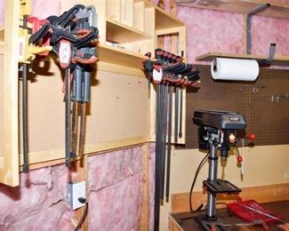 124. Group of Wood Clamps