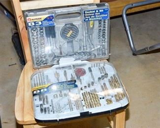 128. Case drill bits And Tools