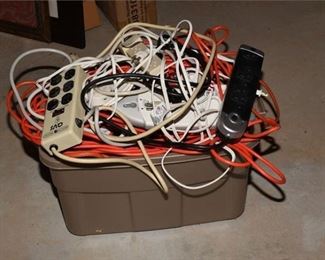 148. Group of Electrical Cords
