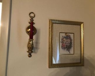Picture & sconce