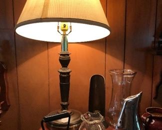 Lamp, sad iron, home decor