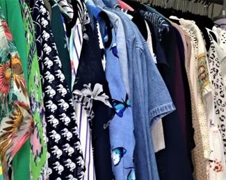 Colorful array of clothing