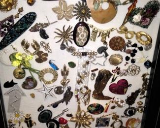 Framed pin collection