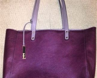 Neiman Marcus grape colored bag