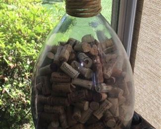 Jug of corks