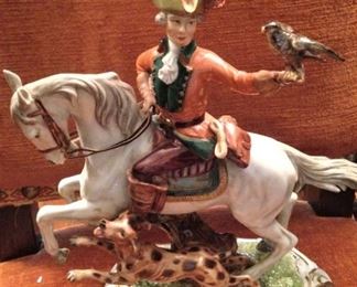 Detailed German Unterweissbach porcelain statue