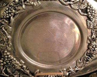 Grape design platter