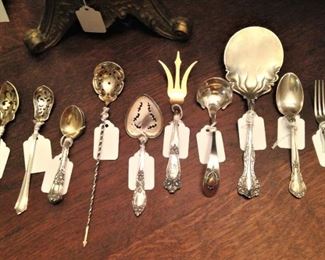 Sterling silver serving selections