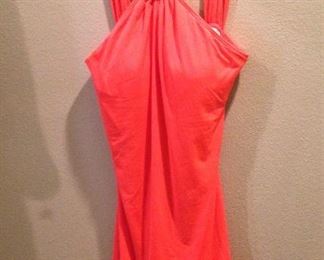 Michael Kors bright orange dress