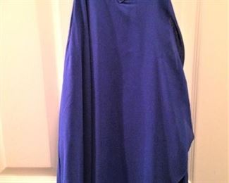 Royal blue evening wear 