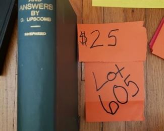 D. Lipscomb Queries and Answers