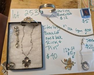 Dogwood box set SOLD, pinecone bracelet SOLD